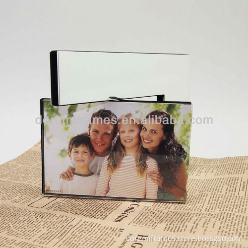 HOT SELLING! clear acrylic wall photo frame with screw